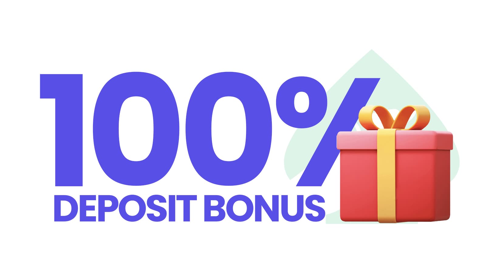 100% First Deposit Match Postcard