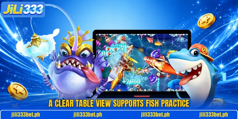 A clear table view supports Fish practice A clear table view supports Fish practice