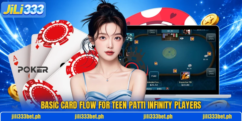 Basic card flow for Teen Patti Infinity players Basic card flow for Teen Patti Infinity players