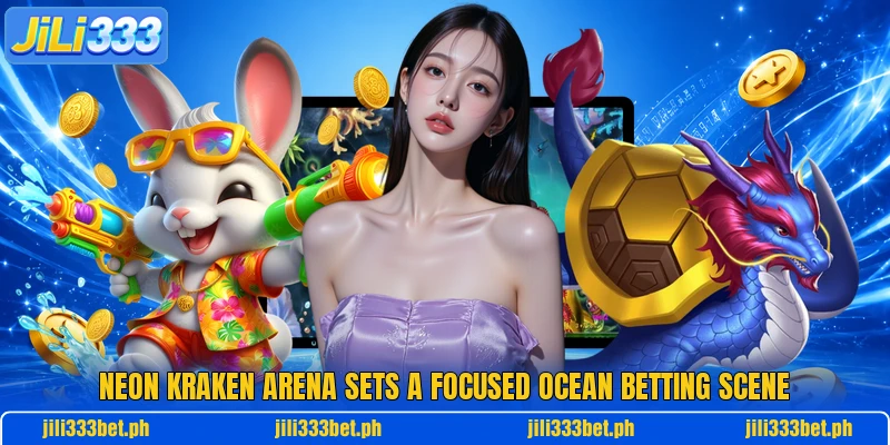 Neon Kraken Arena sets a focused ocean betting scene