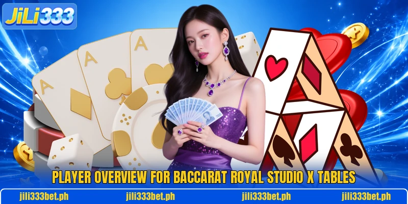 Player overview for Baccarat Royal Studio X tables Player overview for Baccarat Royal Studio X tables