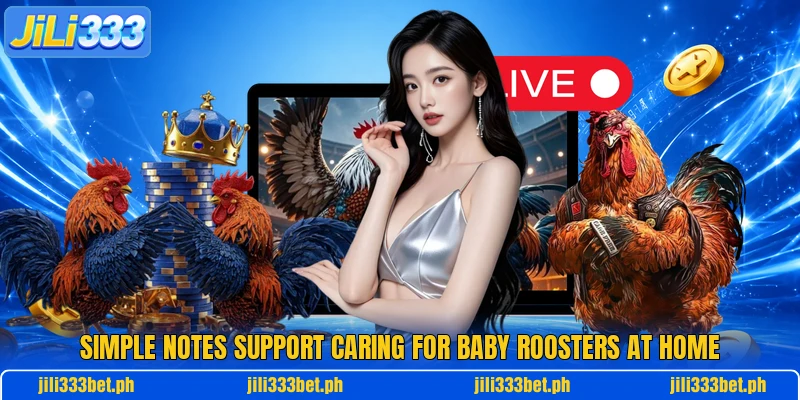 Simple notes support caring for baby roosters at home